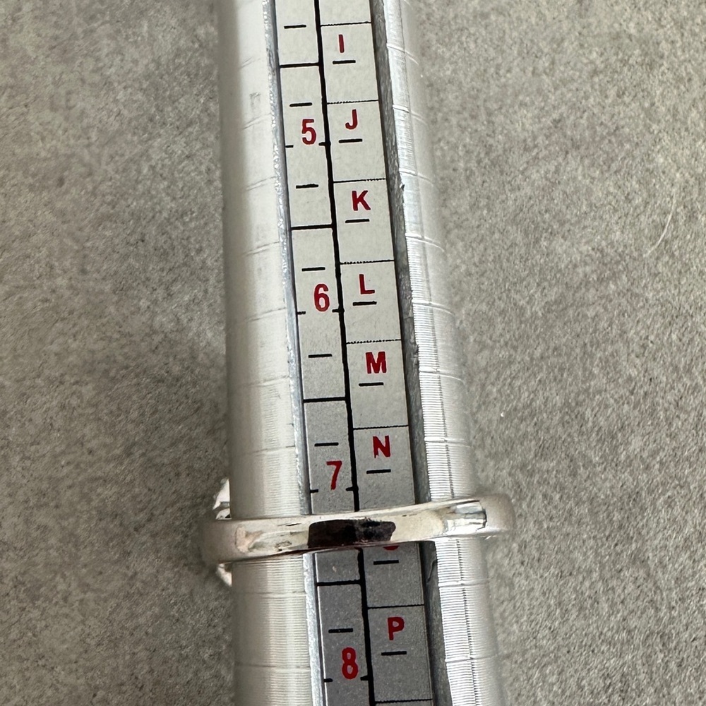 925 STERLING SILVER BLUE TOPAZ TURQUOISE & MOONSTONE Ring by Colleen Lopez - Picture 7 of 8